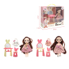 2 styles of articulated dolls with dressers and bags,6 inches,Plastic【English Packaging】_201513983