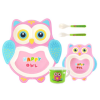 5pcs Owl Tableware,Bamboo fiber【English Packaging】_200857592