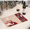 Burlap Elk Placemat,one colour only,Textile【Packaging without Words】_201529372