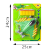 Самолет-пусковая установка с мягким мячом 16 + бумажные мишени,Мягкие пули,пластик【Упаковка на английском языке】_P02349553_4_m