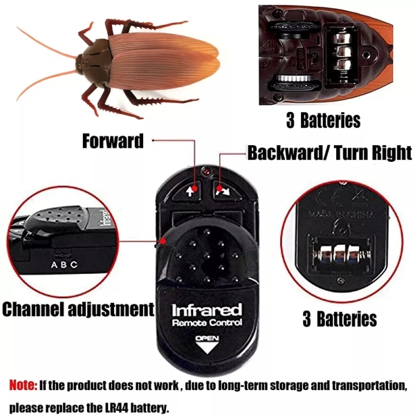 Пульт дистанционного управления универсальный горячая новинка моделирование таракана