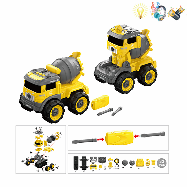 take-apart truck set