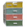 Solid color 3-layer drawer storage box  Plastic【English Packaging】_P02508118_3_m