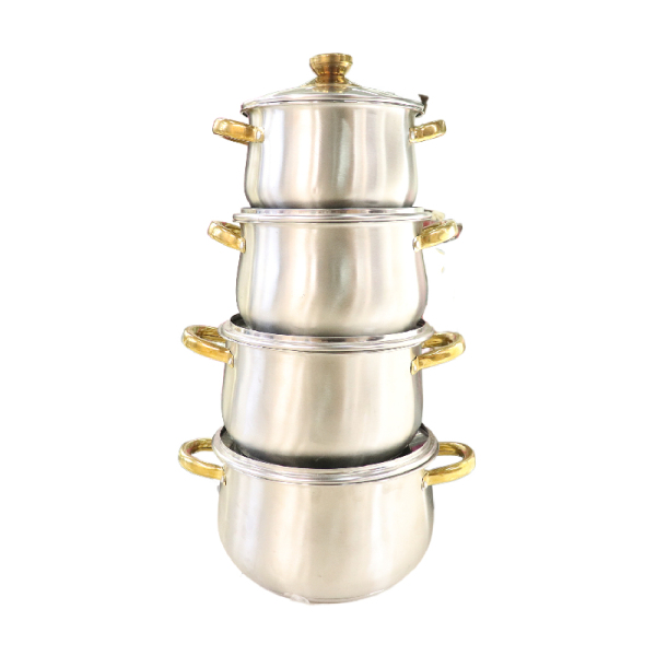 Stainless Steel Stock Pot Set of 4