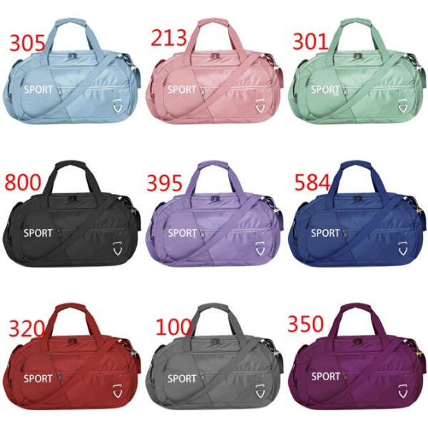 Solid color large capacity lightweight handheld crossbody dual-use bag,Mix color,Mix color,Nylon【Packaging without Words】_201566672_hd