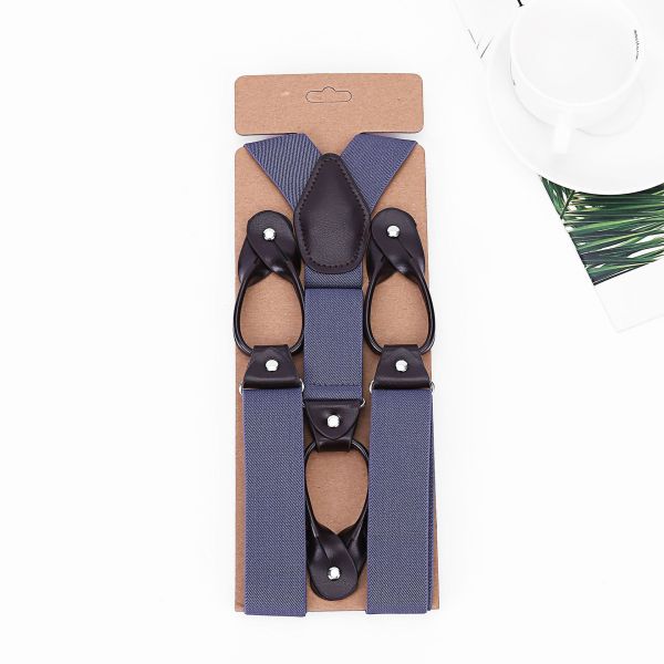 Unisex Triangle 6 Clip Stretch Belt