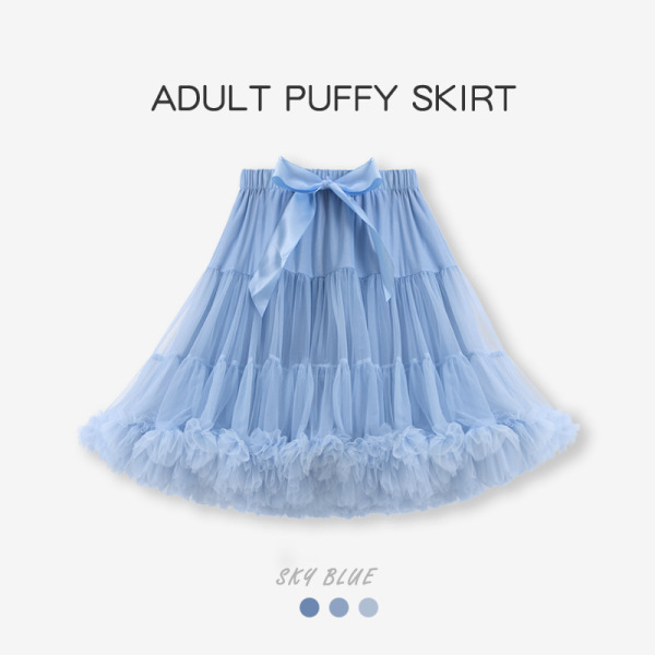 Adult Lolita Puffy Mesh Dresses