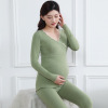 Maternity Thermal Underwear with Chest Pads Nursing Set (L/XL/XXL/XXXL),100% polyester fiber,Women,XXL,Long sleeve【Packaging without Words】_201609957_1_m