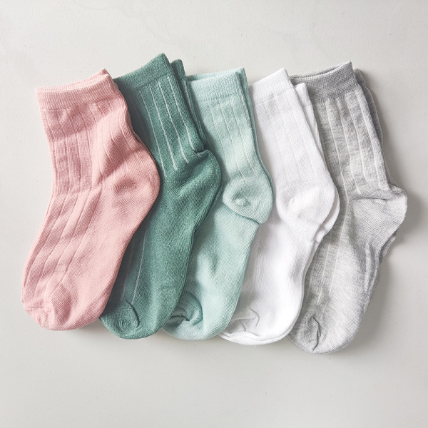 Simple solid color socks (can be a giveaway),Unisex,Uni size,Set,100% polyester fiber【Packaging without Words】_201591439_hd