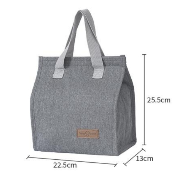 Portable lunch box bag for work, thickened aluminum film lunch bag