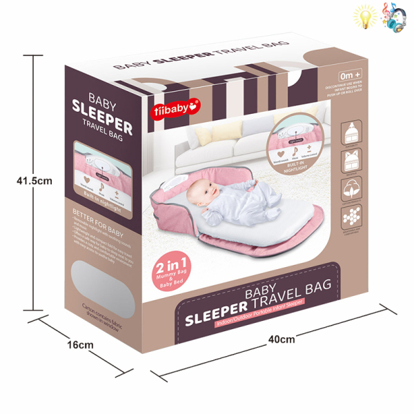 Crib Medium Bed with Lights 3 Colors