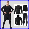 Колготки Athletic Bottoms Quick Dry 4-Piece Set,100% полиэстер,Для мужчин,S-XXXL,Набор【Упаковка без надписей】_201634638