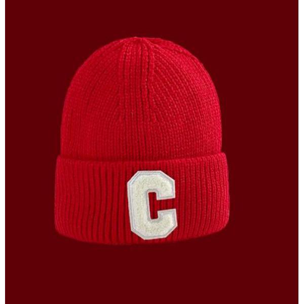 Letter C Woolen Hat,Women,56-60CM,Winter Hat,100% acrylic【Packaging without Words】_201532483_hd