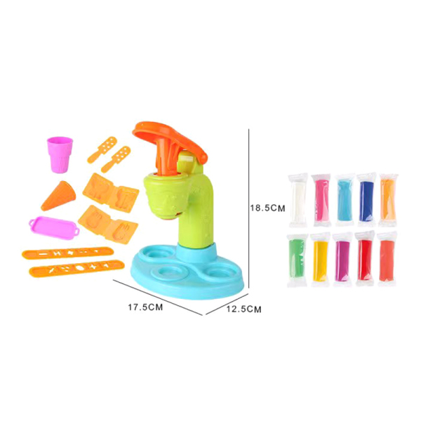 Color mud ice cream machine set