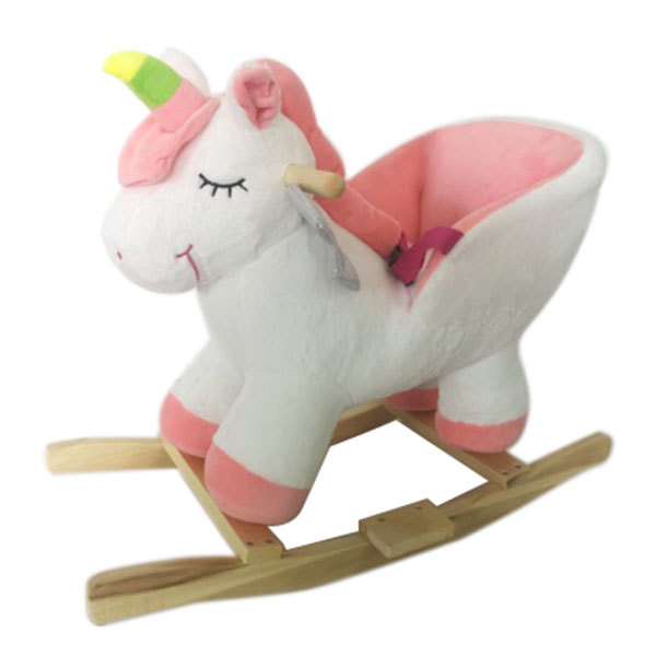 Wooden unicorn rocking cart Wooden horse 【English Packaging】_201278831_hd