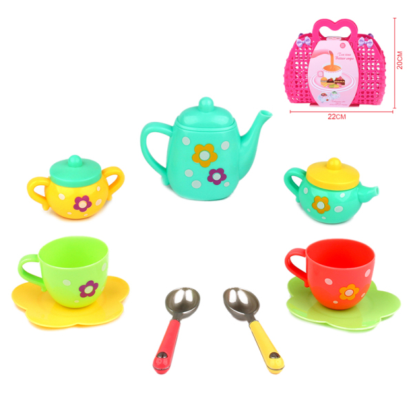 Tea Set,Cute Version,Solid color,Plastic【English Packaging】_201175705_hd