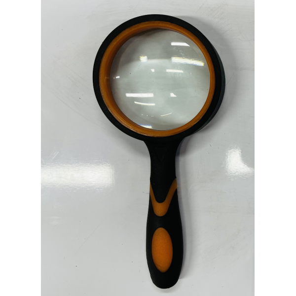 6.5cm Magnifying Glass with Silicone Handle,one colour only,Plastic【Chinese English  Packaging】_201643612_hd