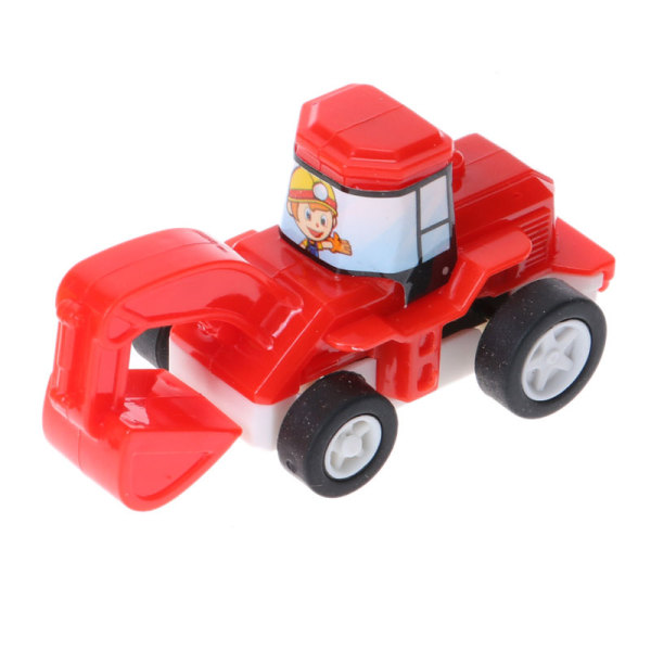 Engineering vehicle Pull back car/toy car/pull back car/toy car/engineering series/cartoon man/hoist