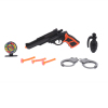 Guns, handcuffs, binoculars.,Soft bullet,Submachine gun,Solid color,Plastic【English Packaging】_P02313138_5_m