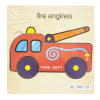 Wooden flat fire truck puzzle wood【English Packaging】_201188576