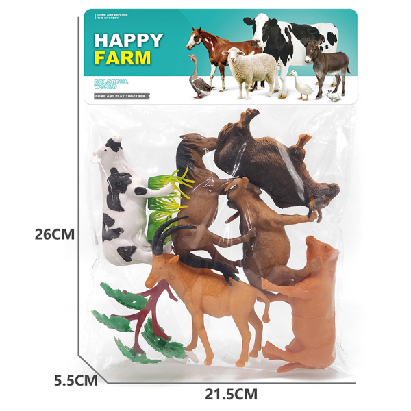 6 (pcs) Farm Animal Set