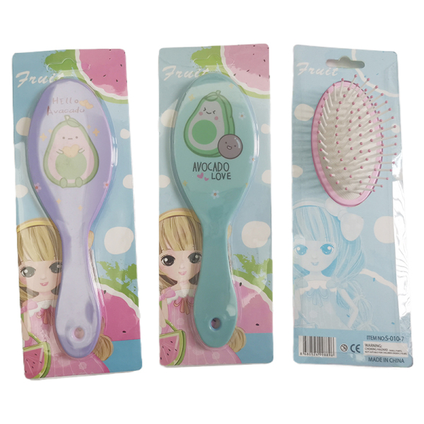 Two styles of flat massage comb