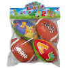 4pcs Cartoon Number Dice Six Piece Balls,Плюш【Упаковка на английском языке】_P02732525_8_m