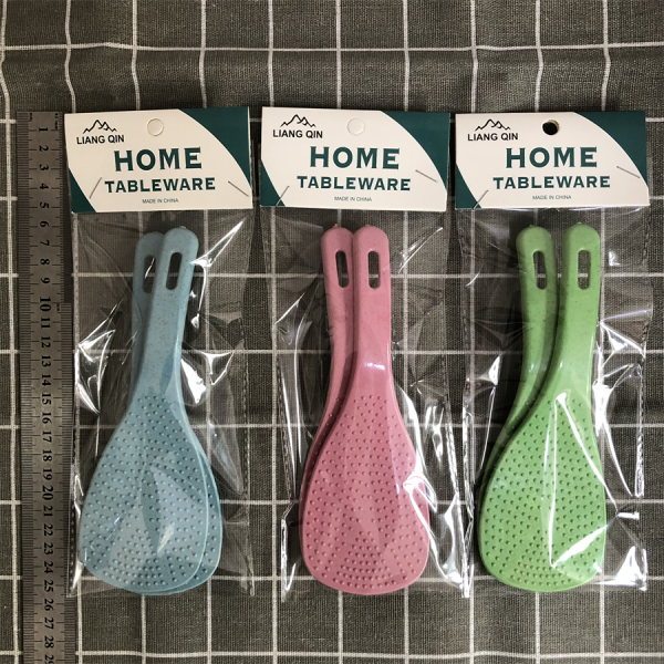 2PC Plastic Rice Spoon