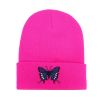 Butterfly decoration/winter hat Unisex 56-58CM 100% acrylic 【English Packaging】_201447352