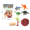 2 styles 4 (pcs) solid dinosaur+bird nest egg set,Plastic【English Packaging】_201877434