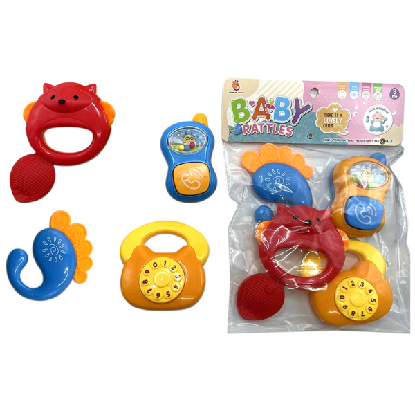 4pcs Rattles