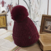 Hairball Labeling Cap,Women,56-60CM,Winter Hat,100% polyester fiber【Packaging without Words】_201523129