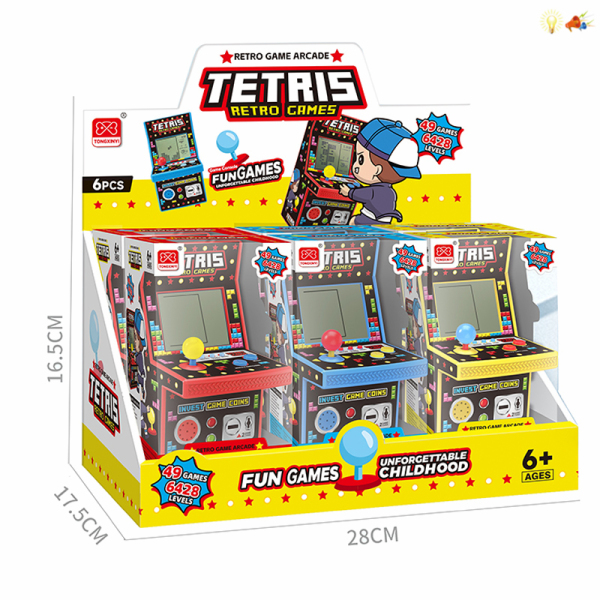 Large Arcade Puzzle Tetris Game Machine 3 Colors