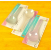 Wheat flavored single rice spoon Mix color Plastic【English Packaging】_P02595809_2_m