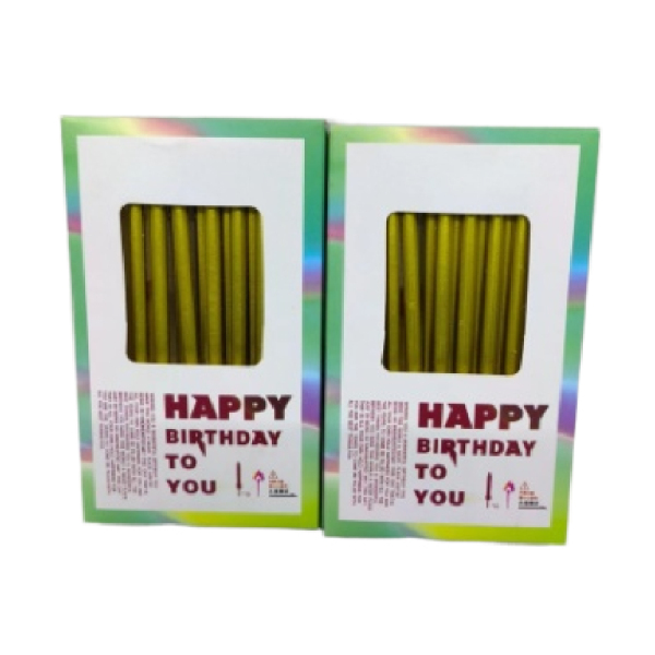 Green box of ten candles