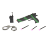 Gun with handcuffs, walkie-talkie.,Soft bullet,Pistol
,Spray painting and solid color,Plastic【Russian Packaging】_P01685826_2_m