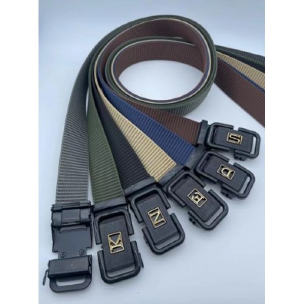 Square Buckle Braided Belt