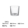 Transparent glass candle holder [5.4 * 5.4 * 5.1cm],one colour only,glass【Packaging without Words】_201870269