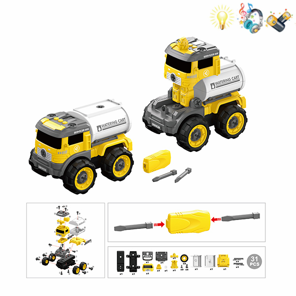 take-apart truck set