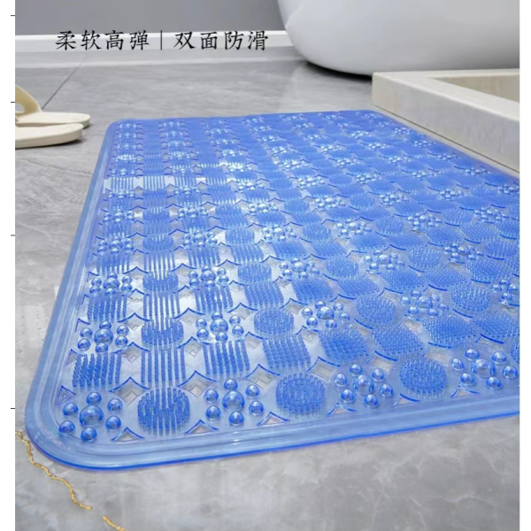 Transparent Crystal
Barbed 6090 Bathroom Non-Slip Mat,one colour only,Plastic【Packaging without Words】_201759330_hd