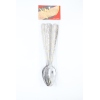 Stainless Steel Plaid Patterned Large Serving Spoon,one colour only,Metal【English Packaging】_201542925_1_m