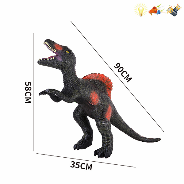 Spinosaurus maculatus Со светом Со звуком IC без слов С элементами питания Винил【Упаковка на английском языке】_201001080_hd
