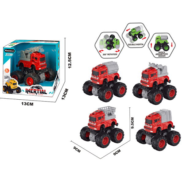 4-Style Dual Inertia Stunt Vehicle