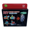 Plaster mold color painting assembly