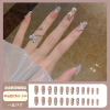 Bow Handmade Wearable Nails (with Jelly Gel Kit),one colour only,Plastic【Packaging without Words】_201712189