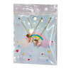 Butterfly + Rainbow Necklace,one colour only,Plastic【Packaging without Words】_P02536879_5_m