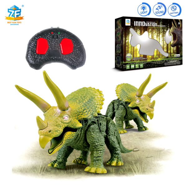 dinosaur Remote Control 2 directions Lights Sound IC without language Remote controller excludes batteries,toy includes batteries Plastic【English Packaging】_100721583_hd