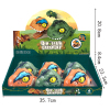 6PCS Dinosaur car set in 2 colors Catapult Non-transparent wheels Plastic【English Packaging】_P02557653_2_m