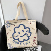 Rabbit Cartoon Canvas Handheld Eco friendly Bag,one colour only,Textile【Packaging without Words】_P02822822_2_m