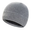 Solid Color Padded Hat,Men,56-60CM,Winter Hat,100% acrylic【Packaging without Words】_201523473